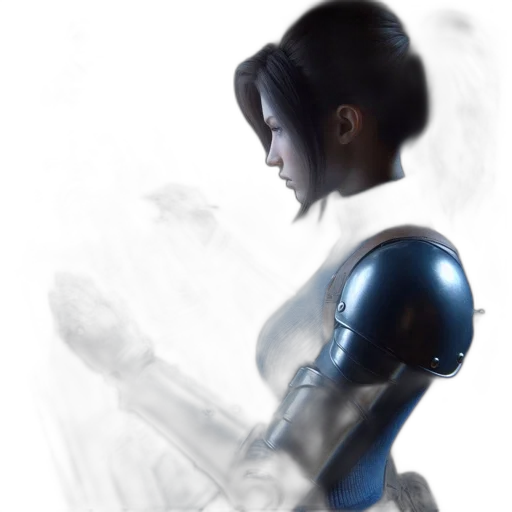 robot, face, concept art, fantasy art transparent PNG cut-out