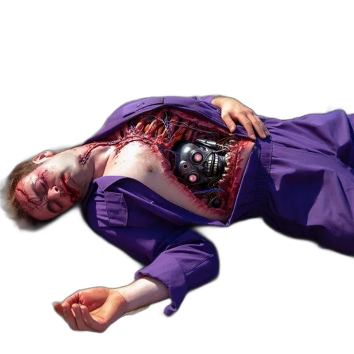 jacket, creature, face, staff transparent PNG cut-out