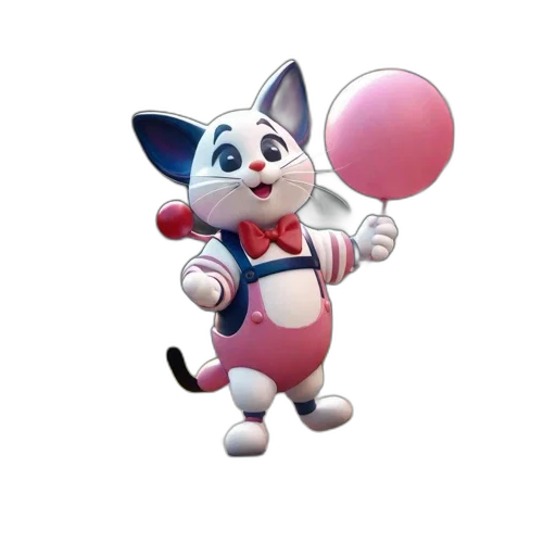 animal, staff, creature, 3d render transparent PNG cut-out