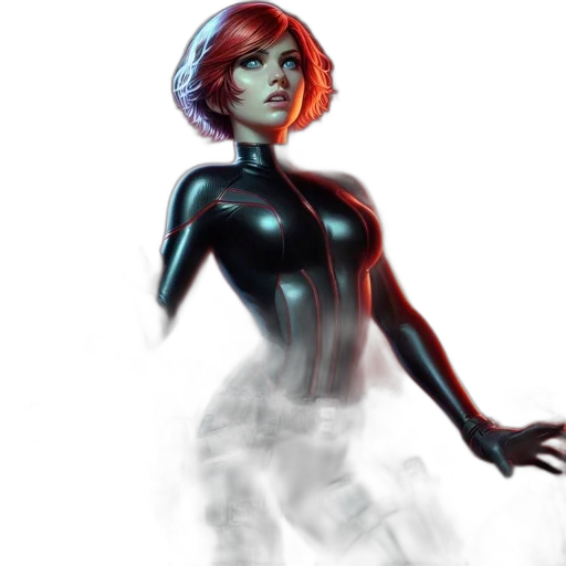 robot, dress, comic book art, concept art transparent PNG cut-out