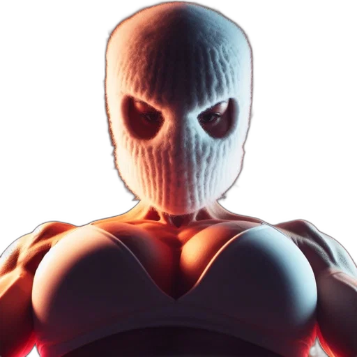mask, robot, face, creature transparent PNG cut-out