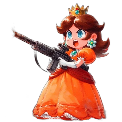 weapon, crown, staff, dress transparent PNG cut-out