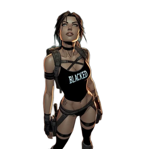 concept art, comic book art, cyberpunk, fantasy art transparent PNG cut-out