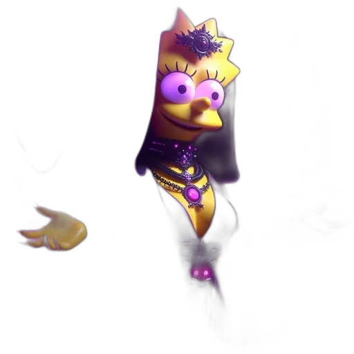 crown, staff, creature, jewelry transparent PNG cut-out