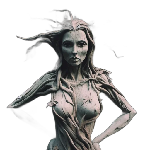 dress, creature, concept art, fantasy art transparent PNG cut-out