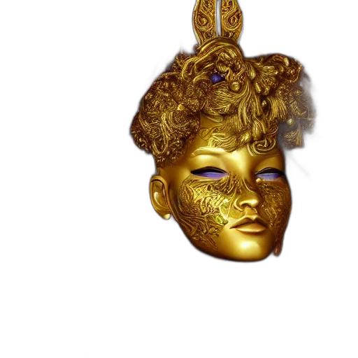 mask, crown, jewelry, face transparent PNG cut-out
