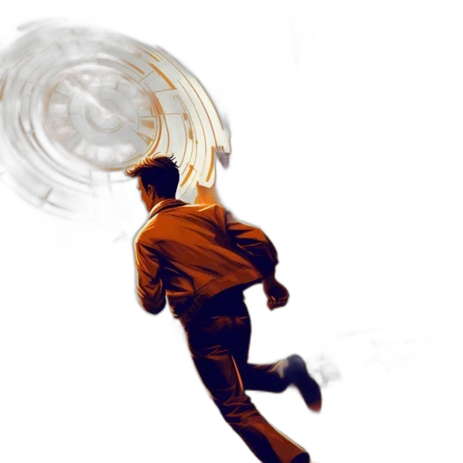 jacket, umbrella, creature, weapon transparent PNG cut-out