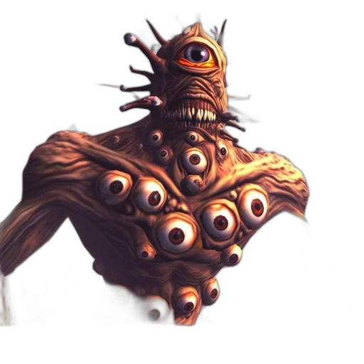 creature, mask, robot, staff transparent PNG cut-out