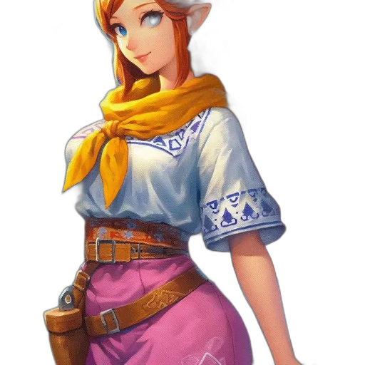 staff, dress, sword, crown transparent PNG cut-out