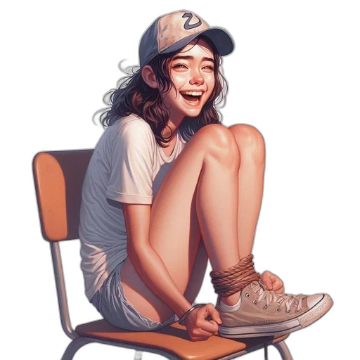 face, hat, creature, shoes transparent PNG cut-out