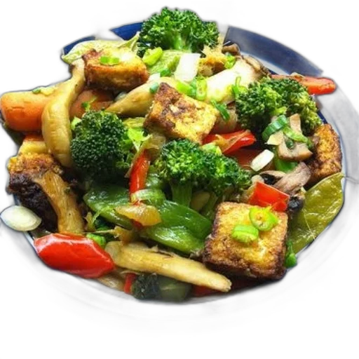food, colorful, stir-fry, dish transparent PNG cut-out