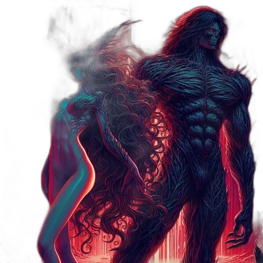 creature, concept art, comic book art, fantasy art transparent PNG cut-out