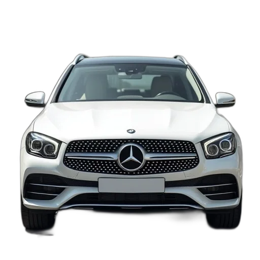 car, 3d render, white, registration transparent PNG cut-out