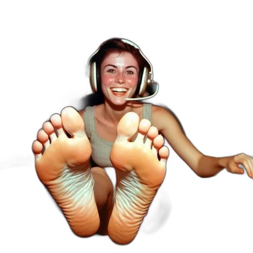 shoes, staff, face, creature transparent PNG cut-out