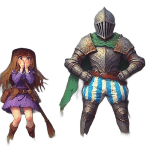 sword, weapon, mask, creature transparent PNG cut-out