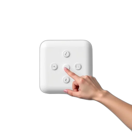 3d render, white, electronic, device transparent PNG cut-out