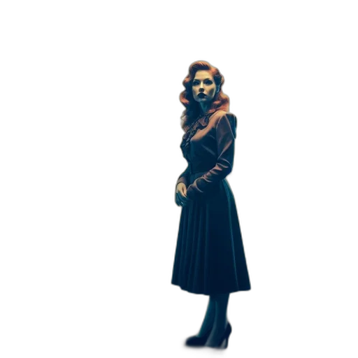 dress, staff, crown, creature transparent PNG cut-out