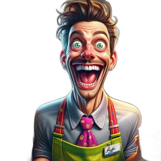 staff, face, mask, cartoon transparent PNG cut-out
