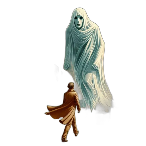 creature, dress, mask, concept art transparent PNG cut-out