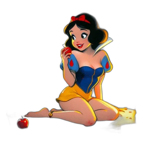dress, jewelry, staff, cartoon transparent PNG cut-out