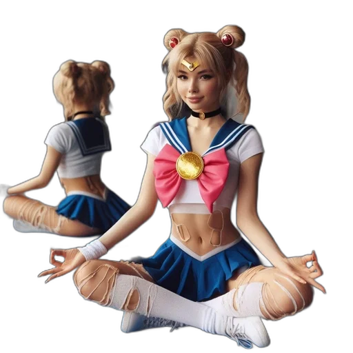 anime, concept art, 3d render, photorealistic transparent PNG cut-out
