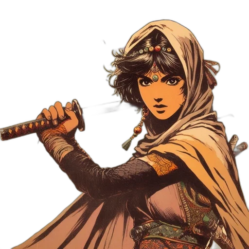 sword, weapon, staff, face transparent PNG cut-out