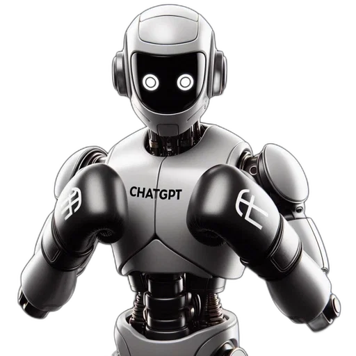 robot, 3d render, concept art, cyberpunk transparent PNG cut-out