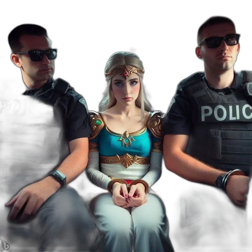 dress, concept art, cyberpunk, fantasy art transparent PNG cut-out