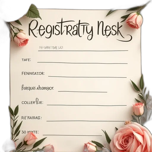 sample, registration, form transparent PNG cut-out