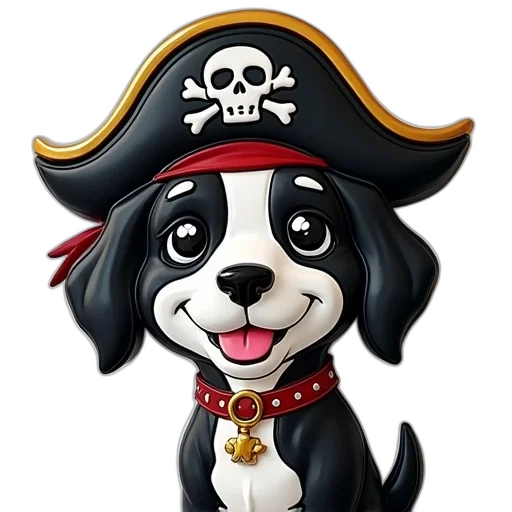staff, cartoon, photorealistic, black transparent PNG cut-out