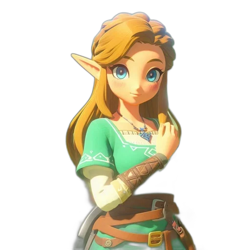 dress, staff, face, crown transparent PNG cut-out