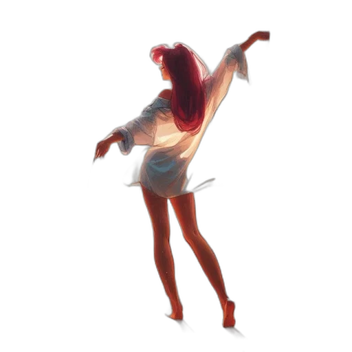 dress, staff, concept art, 3d render transparent PNG cut-out
