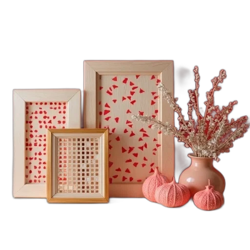 furniture, red, golden, earth tones transparent PNG cut-out