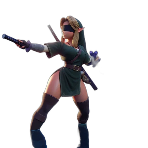 weapon, staff, mask, jacket transparent PNG cut-out