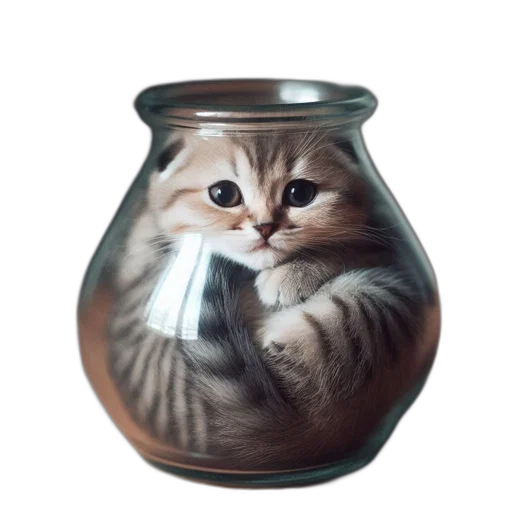 bottle, animal, jewelry, photorealistic transparent PNG cut-out