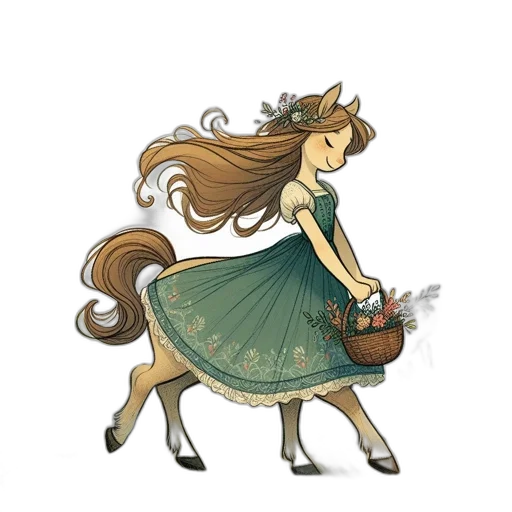 dress, staff, concept art, fantasy art transparent PNG cut-out