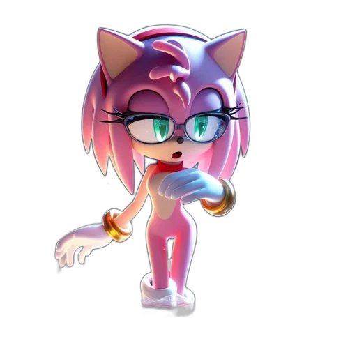 staff, creature, animal, 3d render transparent PNG cut-out