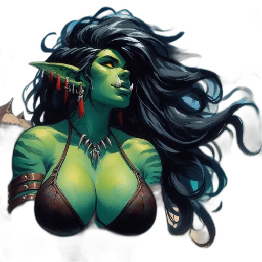 fantasy art, comic book art, concept art, pixel art transparent PNG cut-out