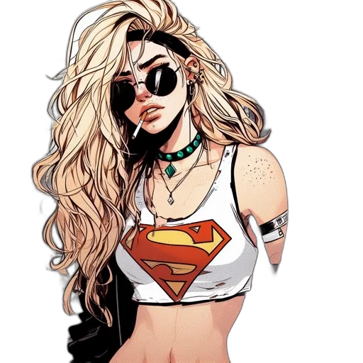 comic book art, cartoon, concept art, pixel art transparent PNG cut-out