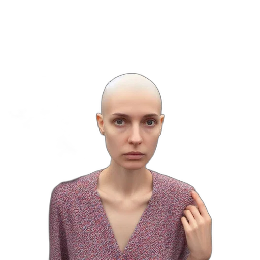 face, robot, hair, mask transparent PNG cut-out