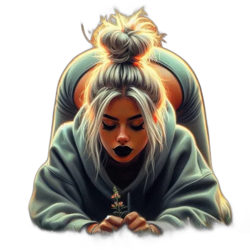hair, jewelry, crown, jacket transparent PNG cut-out