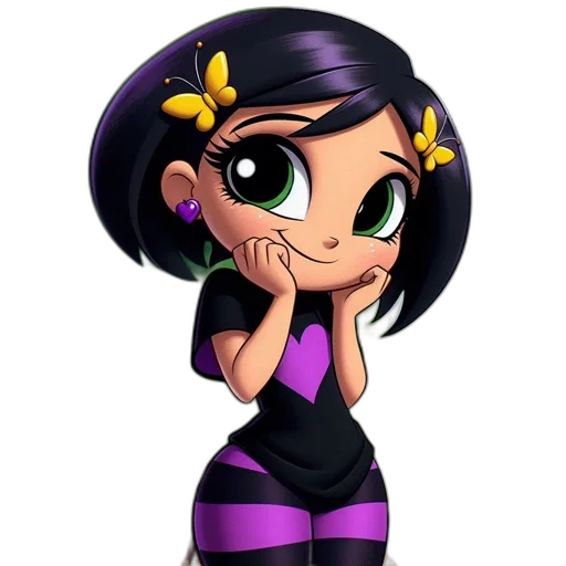 dress, staff, jewelry, cartoon transparent PNG cut-out