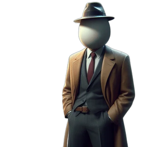 hat, mask, jacket, robot transparent PNG cut-out