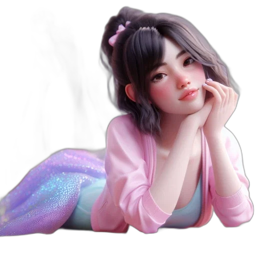 creature, dragon, dress, fantasy art transparent PNG cut-out