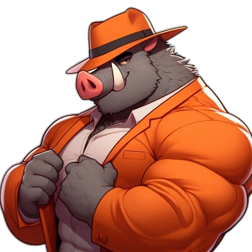 hat, animal, jacket, concept art transparent PNG cut-out