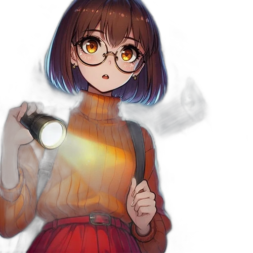 jacket, staff, mask, weapon transparent PNG cut-out