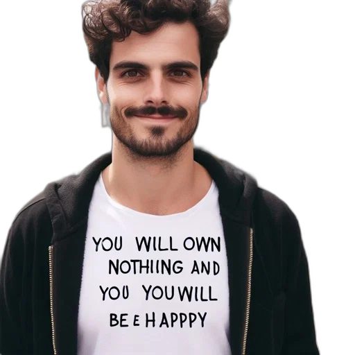 jacket, face, man, stands transparent PNG cut-out