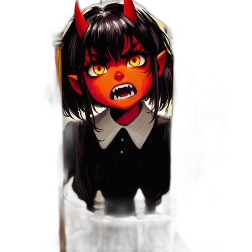creature, face, mask, staff transparent PNG cut-out