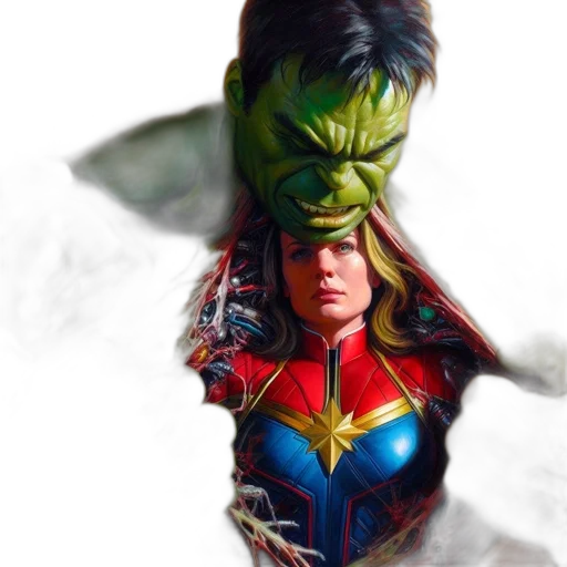 mask, face, crown, comic book art transparent PNG cut-out