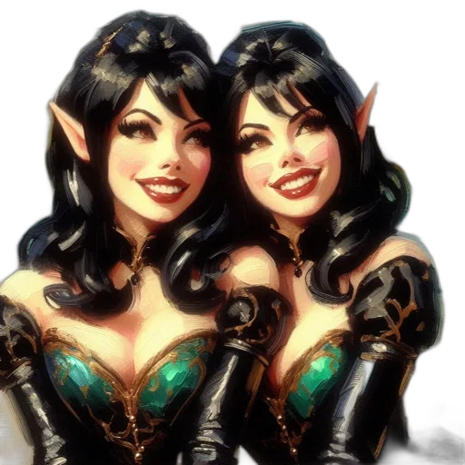 fantasy art, concept art, photorealistic, comic book art transparent PNG cut-out